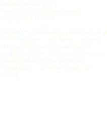 Direct: 425.941.5653
Email: kari.mcphail@me.com
Skype: kari.mcphail A boutique design and marketing firm in the Seattle area. My clients are from both small and large companies in Seattle, Bellevue, Kirkland, Snohomish County, Los Angeles, New York, Vancouver Canada and Bordeaux France. 